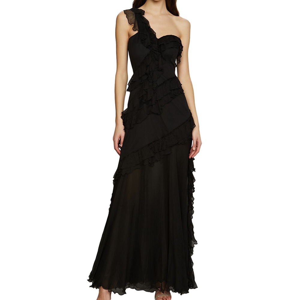 Amur Harlow Ruffle Gown